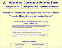 Tablet Screenshot of honeydew-cpf.org.za